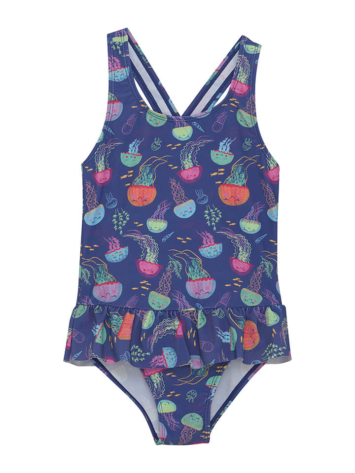 Color Kids Strój kąpielowy w kolorze granatowym ze wzorem rozmiar: 104