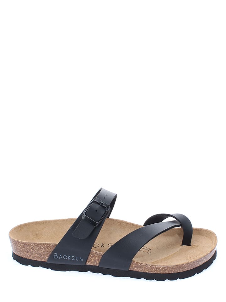 BACKSUN Japonki w kolorze czarnym rozmiar: 40