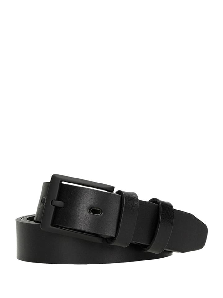 Wojas Skórzany pasek w kolorze czarnym rozmiar: 100