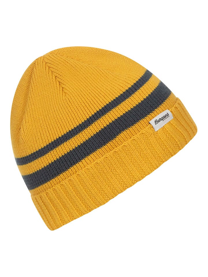 Bergans Czapka beanie w kolorze żółtym rozmiar: onesize