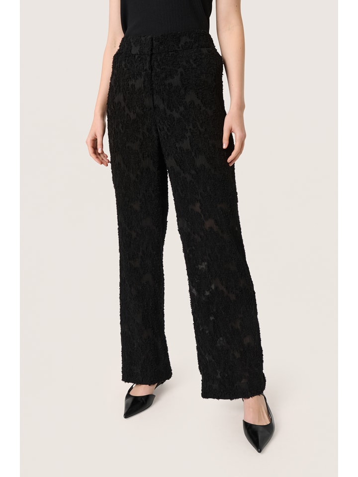 Soaked in Luxury Spodnie "Soaked in Luxury" w kolorze czarnym rozmiar: M