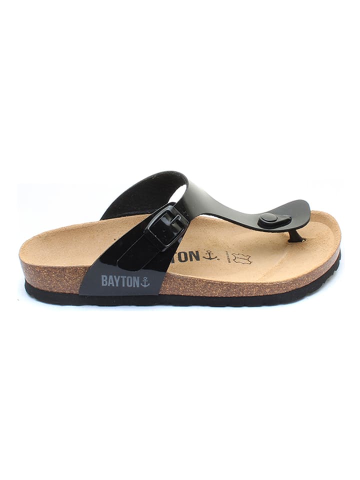 BAYTON Japonki "Mercure" w kolorze czarnym rozmiar: 39