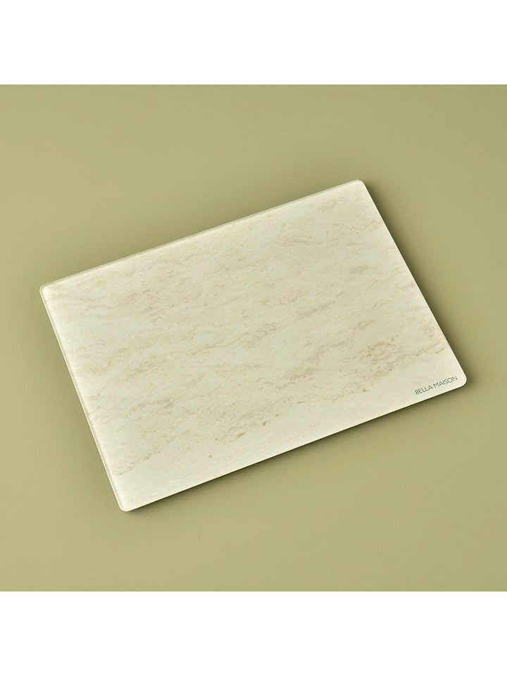 BELLA MAISON Deska "Marbella" w kolorze biało-szarym do krojenia - 35 x 25 cm rozmiar: onesize