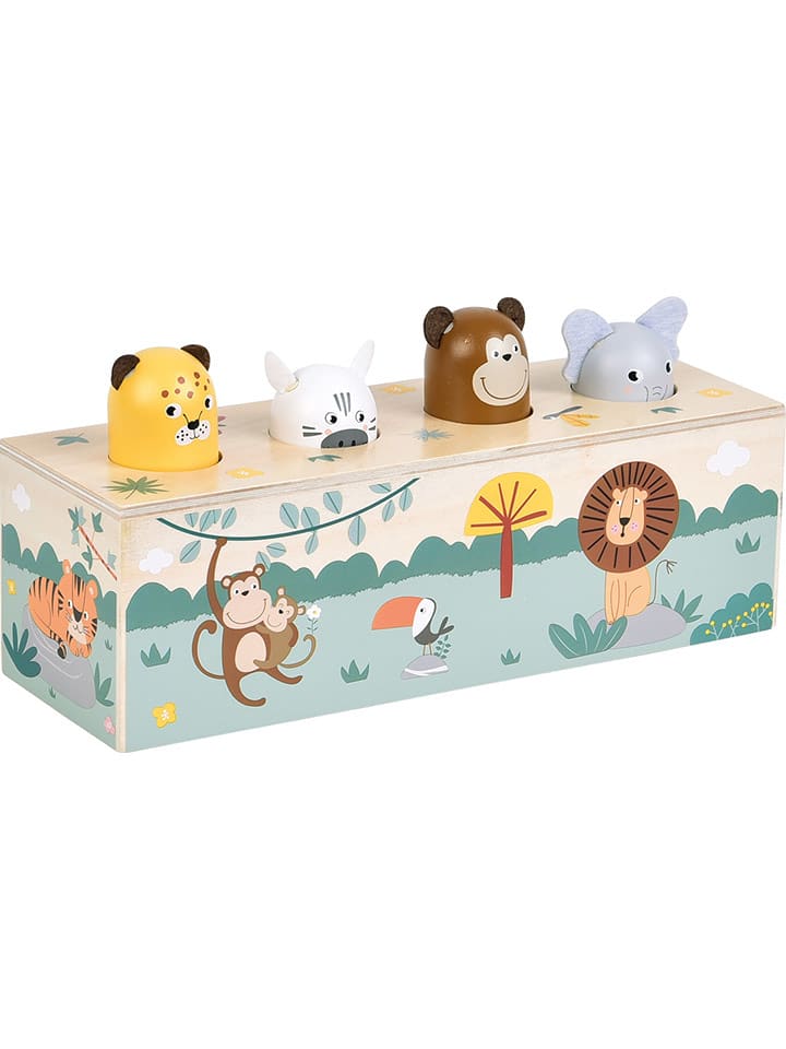 small foot Gra z naciskaniem "Odgłosy zwierząt safari" - 12 m+ rozmiar: onesize