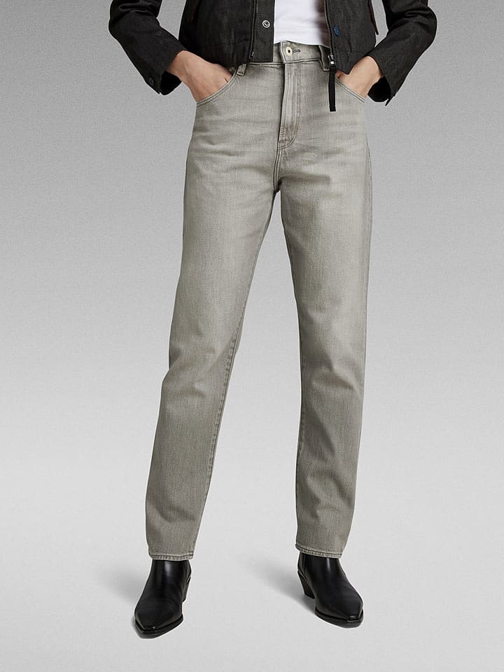 G-Star Dżinsy "Virjinya " - Slim fit - w kolorze szarym rozmiar: W26/L30