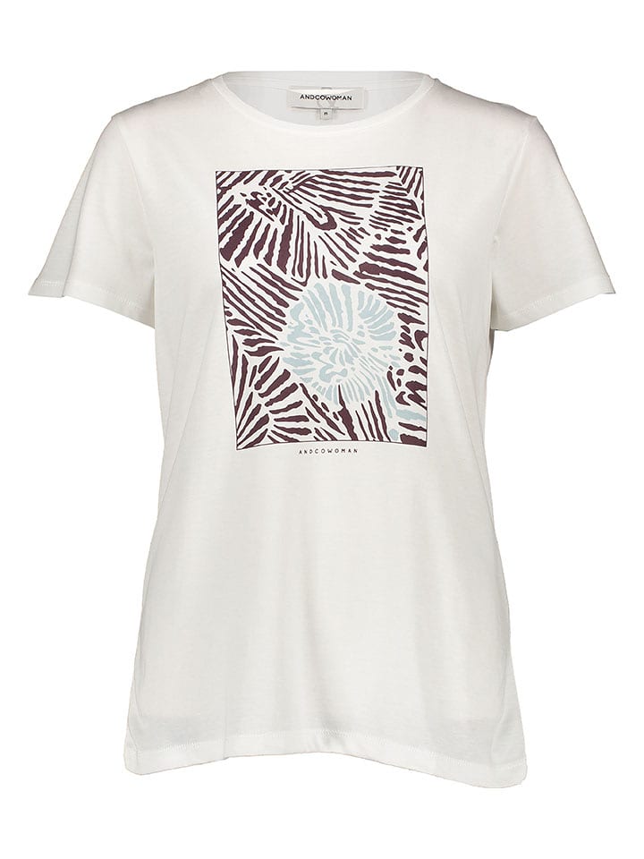 &Co Woman Koszulka w kolorze białym rozmiar: 3XL