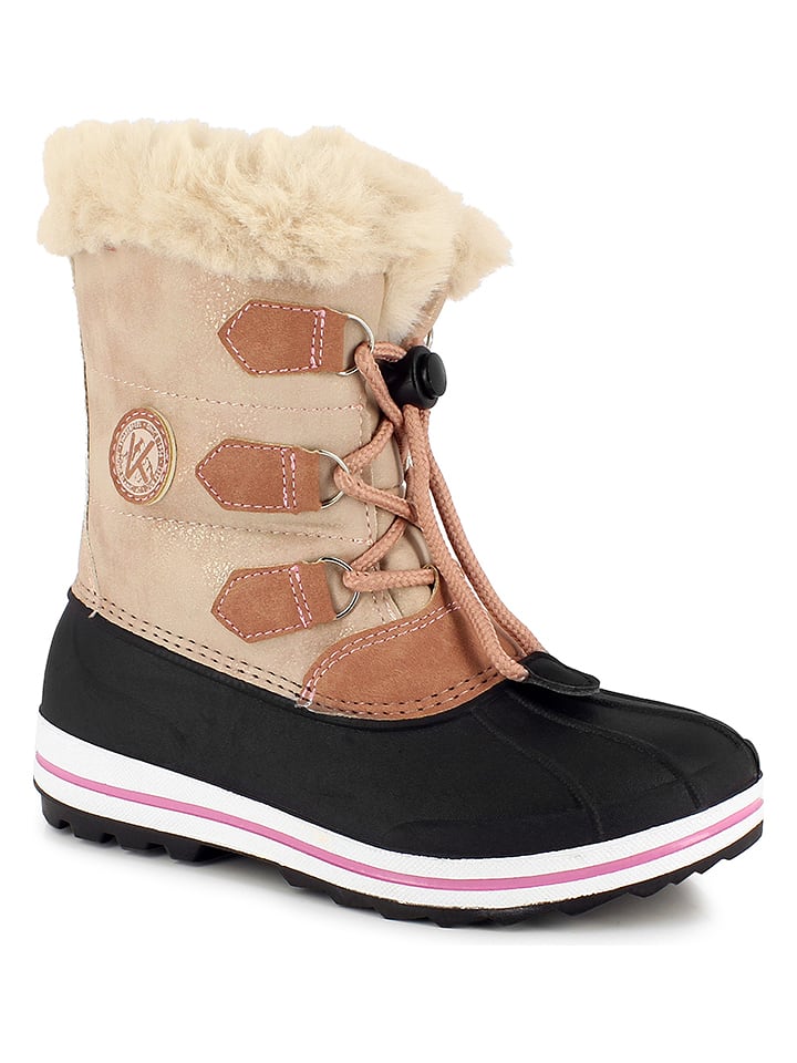 Kimberfeel Kozaki zimowe "Elisa" w kolorze beżowym rozmiar: 38