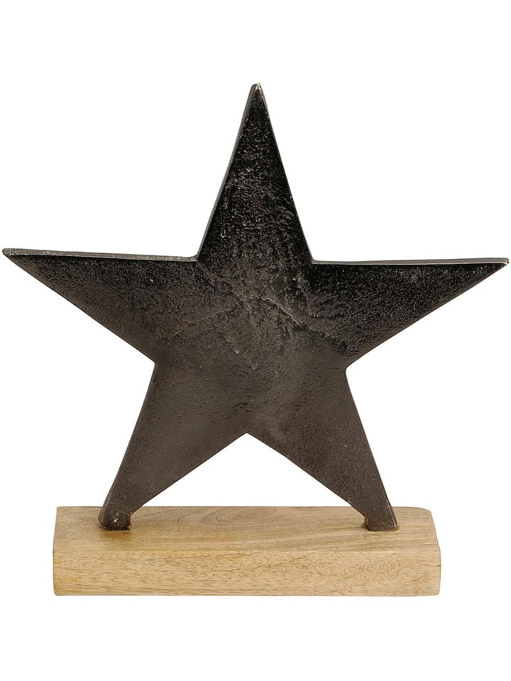 POSIWIO Figurka dekoracyjna "Star" w kolorze brązowym - 21 x 21,5 x 6 cm rozmiar: onesize