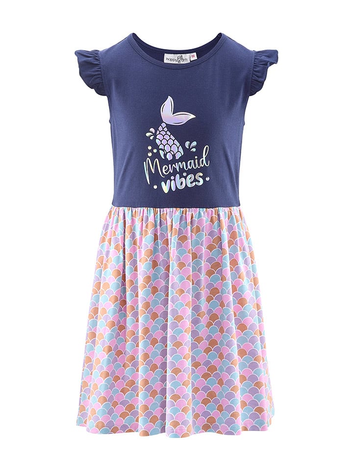 happy girls by Eisend Sukienka w kolorze granatowym rozmiar: 134