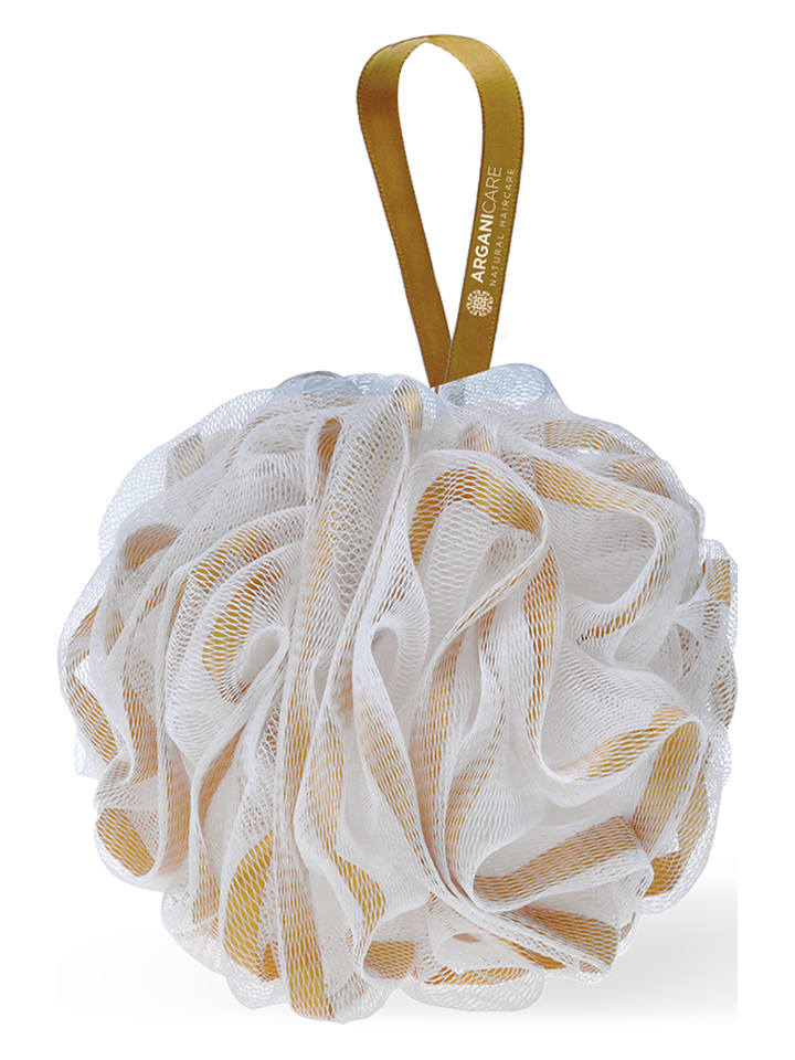 Argani Care Gąbka w kolorze kremowo-jasnobrązowym do kąpieli rozmiar: onesize