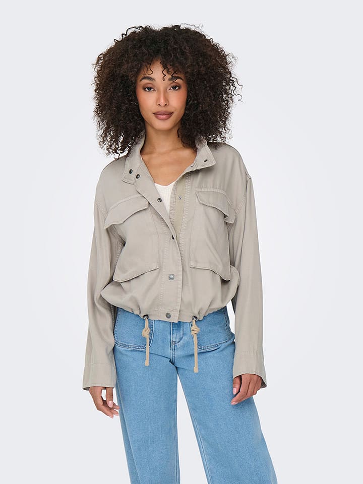 ONLY Kurtka przejściowa w kolorze szarym rozmiar: L