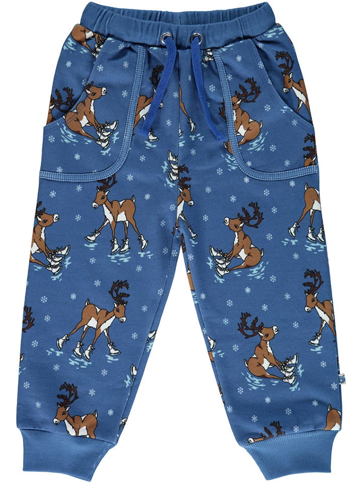 Småfolk Spodnie dresowe w kolorze granatowym rozmiar: 122/128