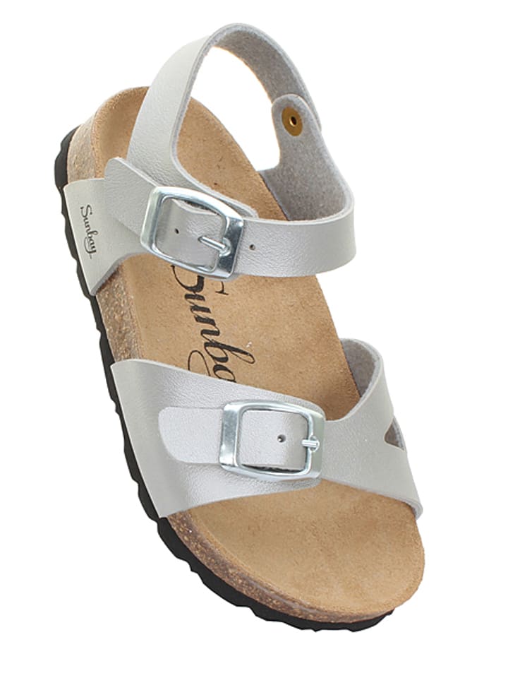 Sunbay Sandały "Lys" w kolorze srebrnym rozmiar: 33