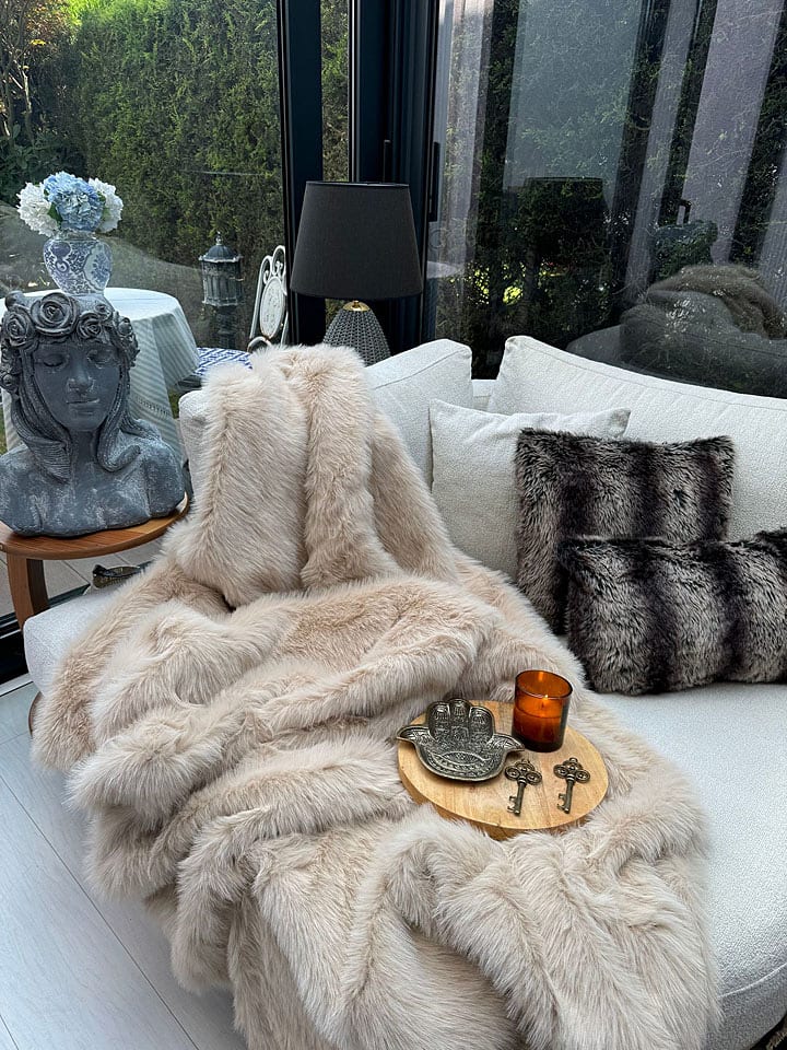 Elizabed Pled w kolorze beżowym rozmiar: 200x70 cm