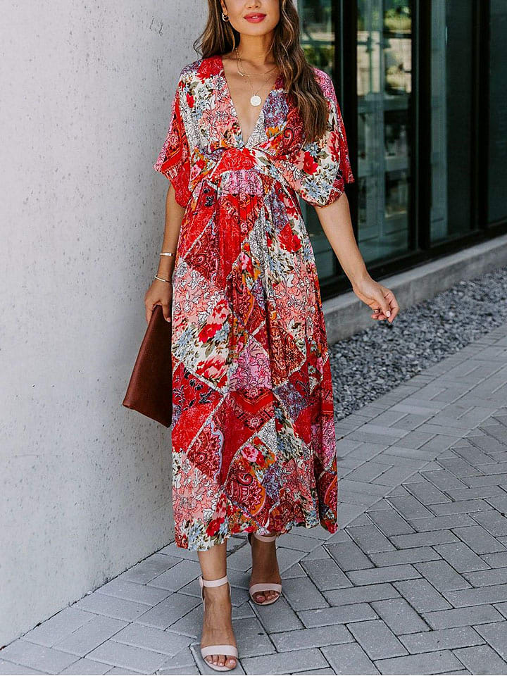 LA Angels Sukienka w kolorze czerwonym rozmiar: M