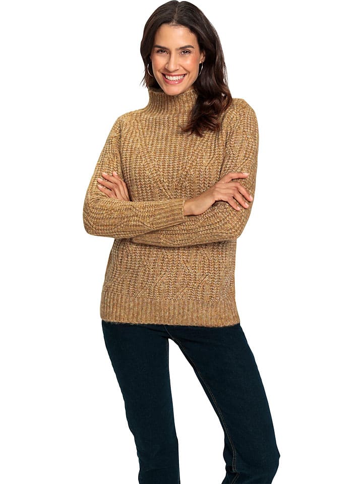 WITT WEIDEN Sweter w kolorze jasnobrązowym rozmiar: 50