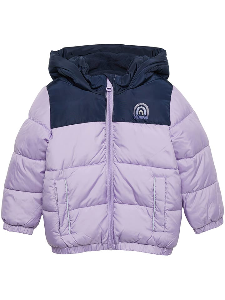 s.Oliver Kurtka pikowana w kolorze fioletowo-czarnym rozmiar: 104