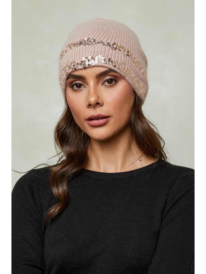 Soft Cashmere Czapka w kolorze jasnoróżowym rozmiar: onesize
