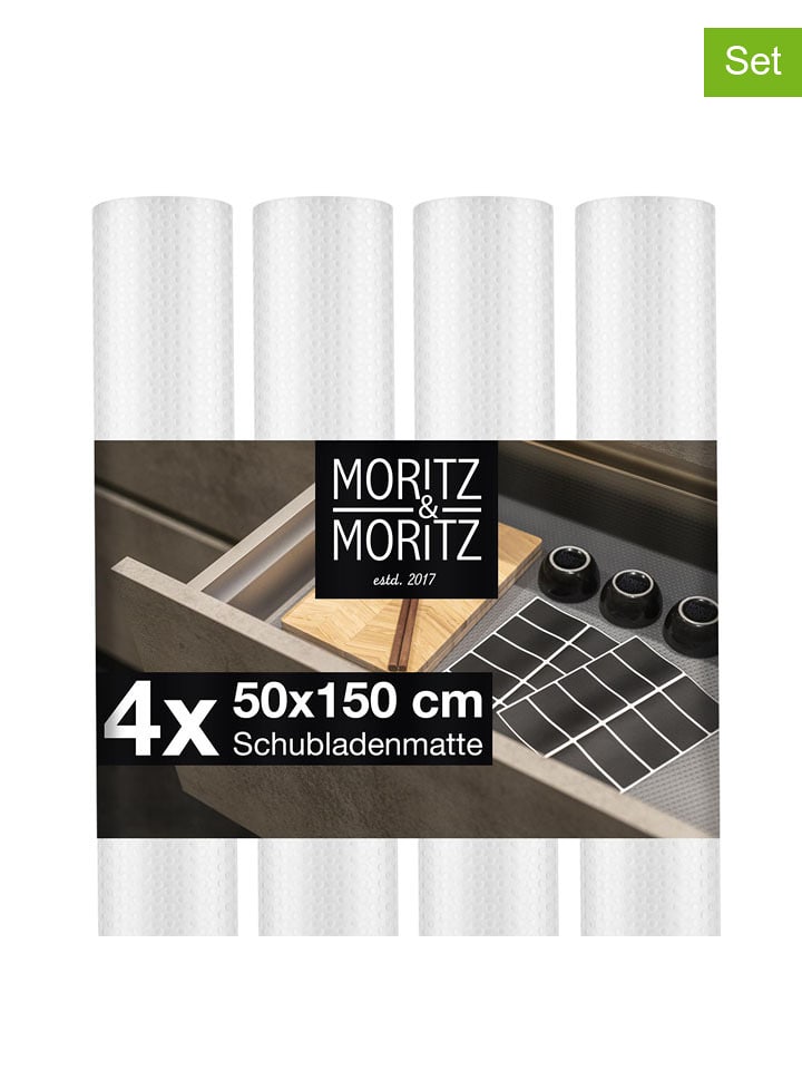 Moritz & Moritz Maty (4 szt.) do szuflad - 150 x 50 cm rozmiar: onesize