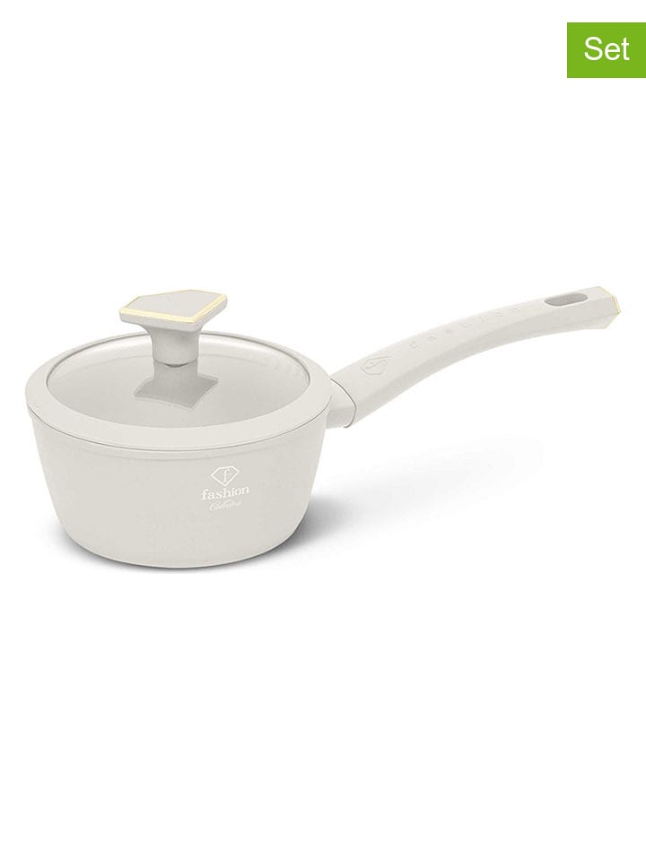 Berlinger Haus 2-częściowy zestaw "Cream-gold Collection" w kolorze kremowym - Ø 16 cm rozmiar: onesize