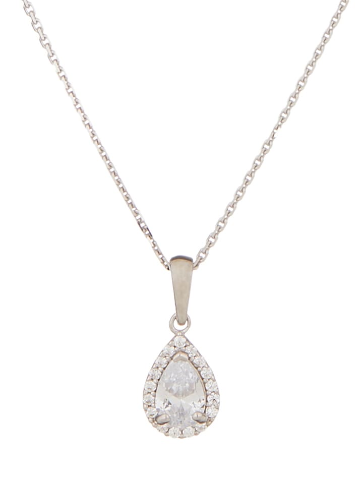 OR ÉCLAT Złota zawieszka "Goutte brillante" z cyrkoniami rozmiar: onesize