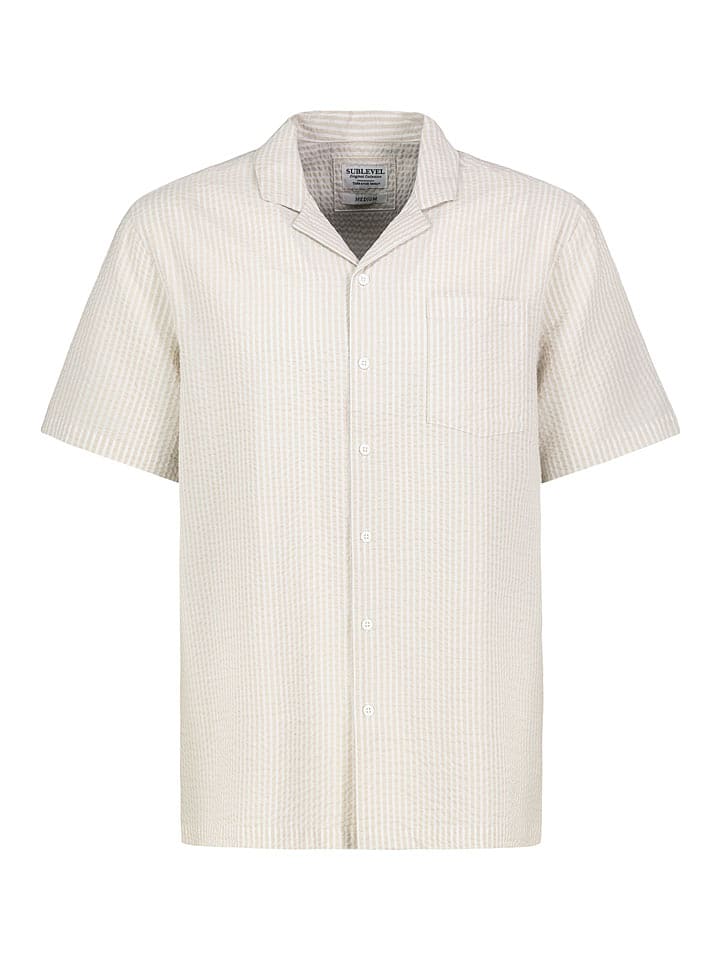 Sublevel Koszula - Regular fit - w kolorze beżowym rozmiar: S