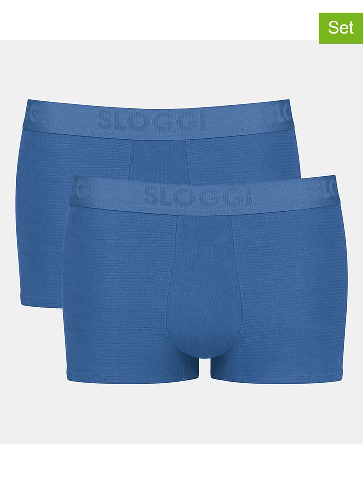 Sloggi Bokserki (2 pary) w kolorze niebieskim rozmiar: XXL