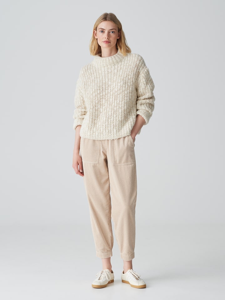 OPUS Sweter w kolorze beżowym rozmiar: 42