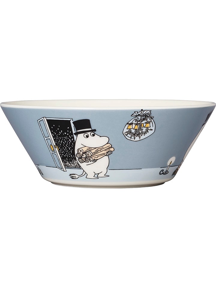 Moomin Miska "Moominpappa" w kolorze szarym - Ø 15 cm rozmiar: onesize