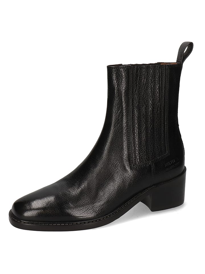 MELVIN & HAMILTON Skórzane botki "Hadley 2" w kolorze czarnym rozmiar: 40