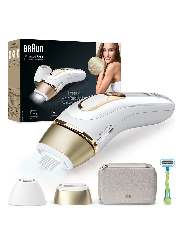 Braun Depilator IPL "Silk-expert Pro IPL PL5152" w kolorze złoto-białym rozmiar: onesize