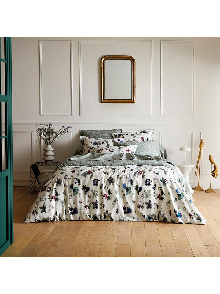 CXL by Christian Lacroix Komplet pościeli satynowej w kolorze kremowo-zielonym rozmiar: 260x240 cm