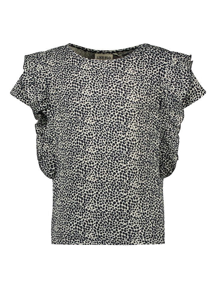 Like Flo Koszulka w kolorze czarno-białym rozmiar: 128