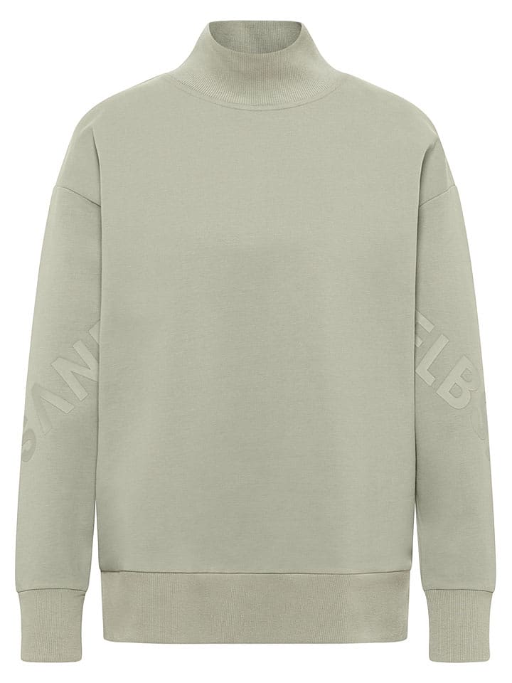 ELBSAND Bluza "Linna" w kolorze zielonym rozmiar: L