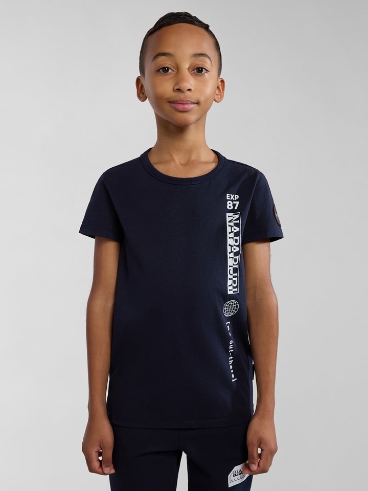 Napapijri Koszulka w kolorze granatowym rozmiar: 98/104