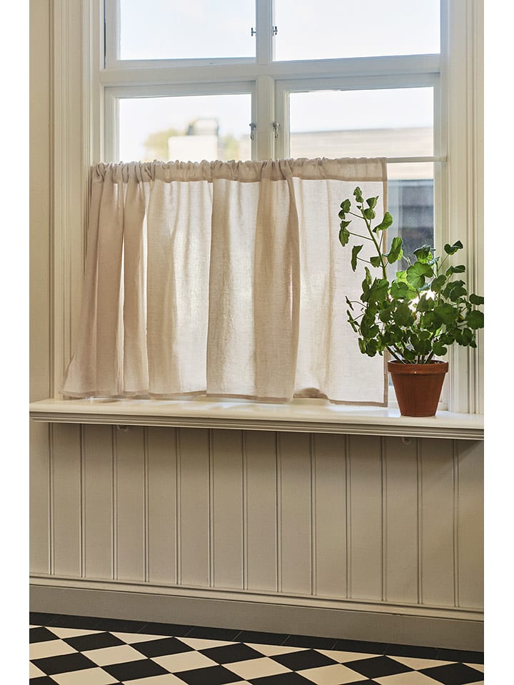 Jotex Zasłona "Lina" w kolorze beżowym rozmiar: 75x250 cm