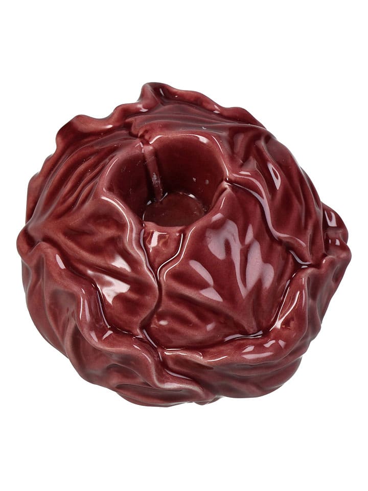 Kersten Świecznik w kolorze czerwonym - wys. 7 x Ø 9 cm rozmiar: onesize