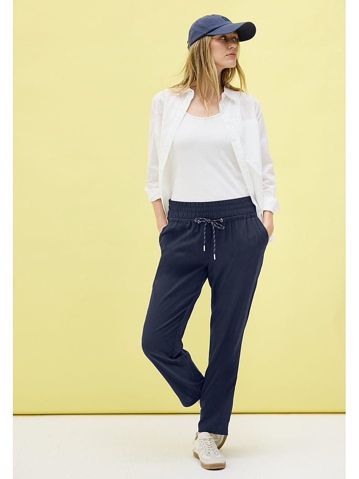 Cecil Spodnie w kolorze granatowym rozmiar: S/L28