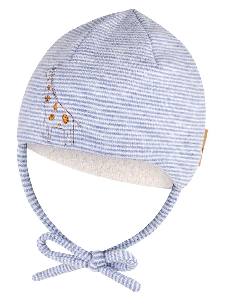 Sterntaler Czapka w kolorze biało-błękitnym rozmiar: 35 cm