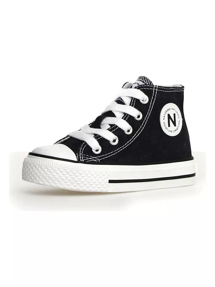 Naturino Sneakersy "Ylfas" w kolorze czarnym rozmiar: 32