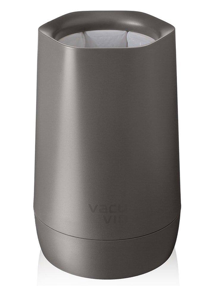 Vacu Vin Schładzacz "Hexo" w kolorze szarym do wina - wys. 21,3 x Ø 13,6 cm rozmiar: onesize