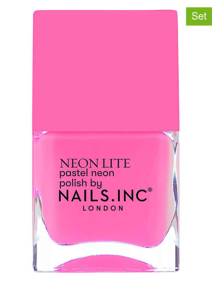 Nails.Inc Lakiery do paznokci (2 szt.) "Neons - Electric Parade" - po 14 ml rozmiar: onesize