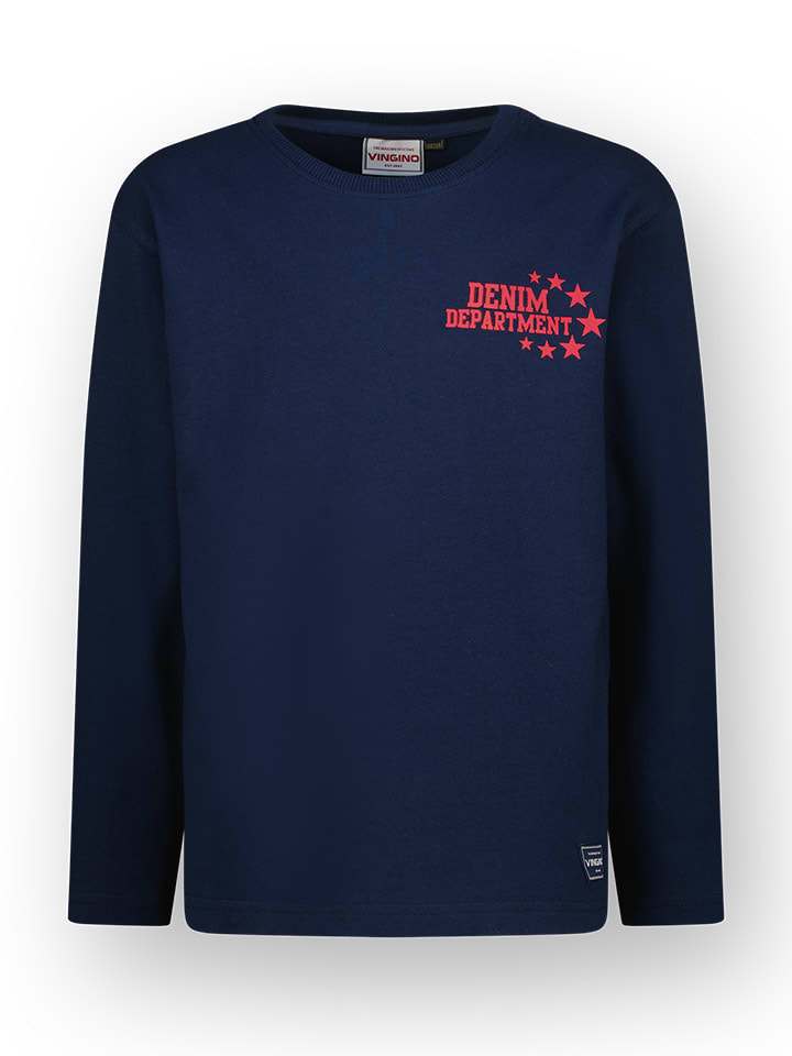 Vingino Koszulka "Hade" w kolorze granatowym rozmiar: 152