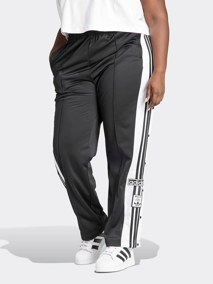 adidas Spodnie dresowe w kolorze czarno-białym rozmiar: 2X