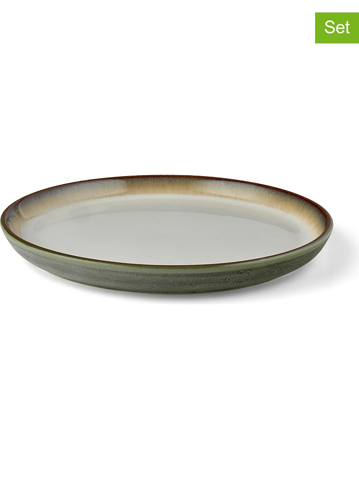 Bitz Talerzyki deserowe (6 szt.) "Gastro" w kolorze kremowo-szarym - Ø 21 cm rozmiar: onesize
