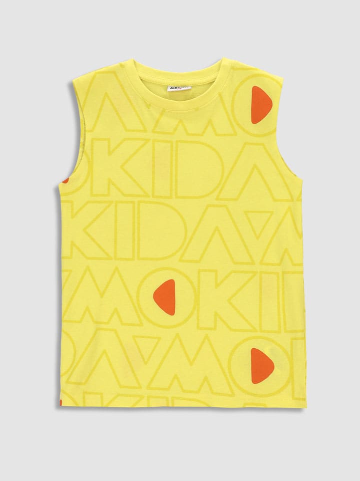 MOKIDA Top w kolorze żółtym rozmiar: 128