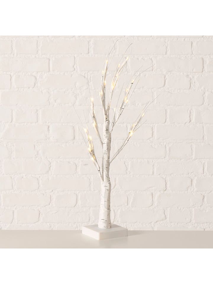 Boltze Drzewko dekoracyjne LED "Jura" w kolorze białym - wys. 53 cm rozmiar: onesize