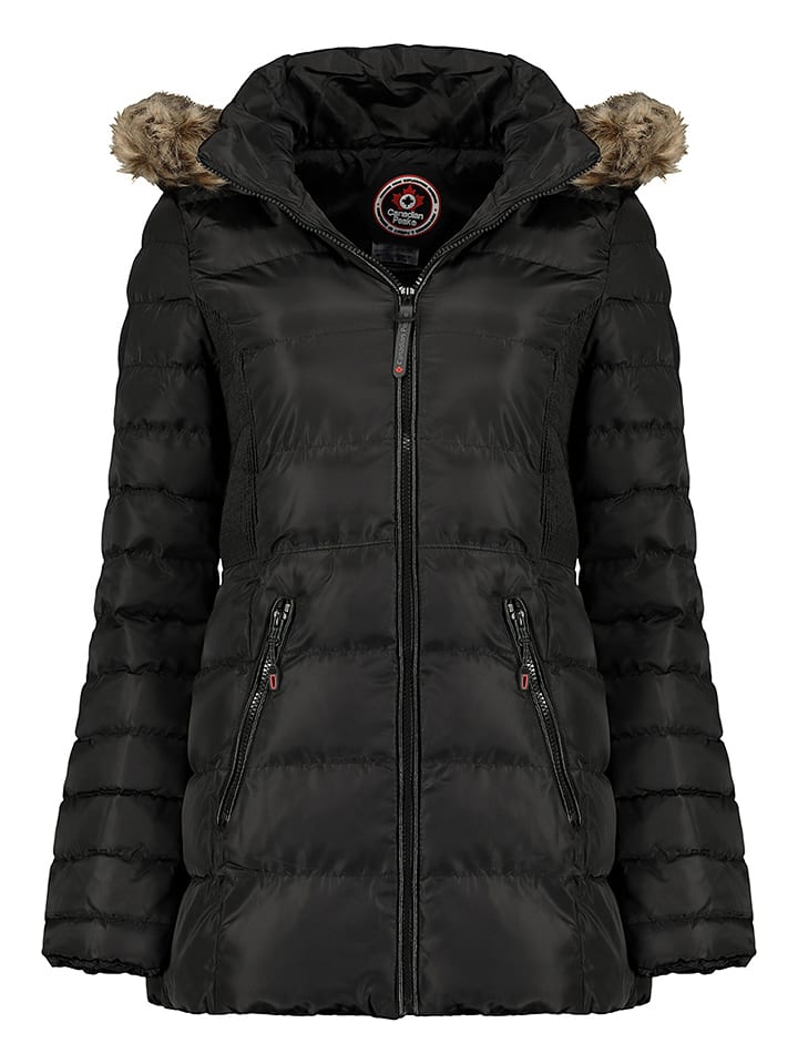 Canadian Peak Płaszcz zimowy "Anieseak" w kolorze czarnym rozmiar: XXL