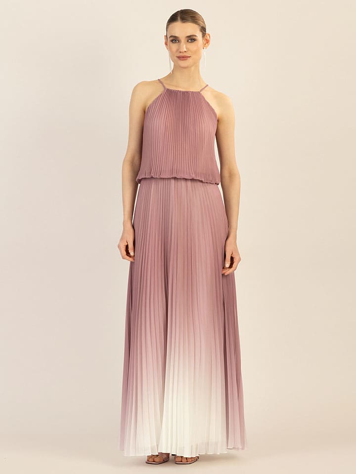 APART Sukienka w kolorze szaroróżowo-białym rozmiar: 46