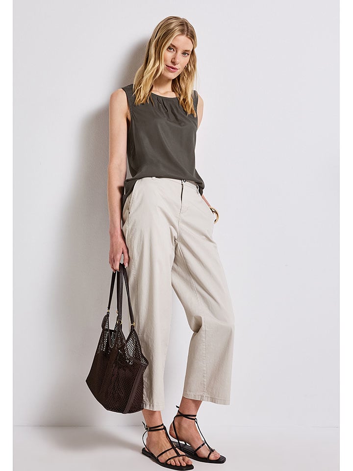 Street One Bluzka w kolorze ciemnobrązowym rozmiar: 34